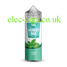 white background with just the bottle of Wunder Bar 100ML 50-50 Eliquid Fresh Mint