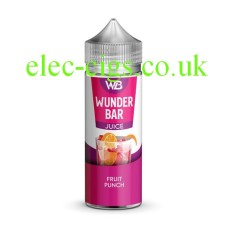 white background with just the bottle of Wunder Bar 100ML 50-50 Eliquid Fruit Punch