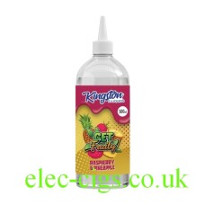 Shows a massive bottle of Get Fruity Raspberry Pineapple