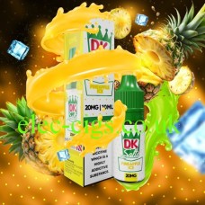 A Highly styalised image of the Pineapple Ice Nic-Salts from Donut King