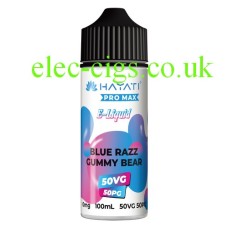 Hayati Pro Max 100ML 50-50 E-Liquid Blue Razz Gummy Bear