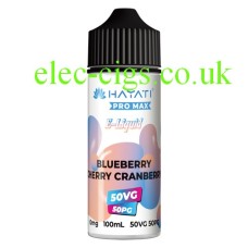 Hayati Pro Max 100ML 50-50 E-Liquid Blueberry Cherry Cranberry