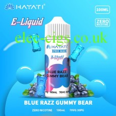 Hayati Pro Max 100ML 70-30 E-Liquid Blue Razz Gummy Bear