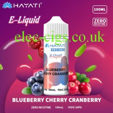 Hayati Pro Max 100ML 70-30 E-Liquid Blueberry Cherry Cranberry