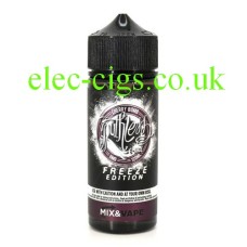 Image shows a bottle of Image shows a bottle of Ruthless E-Liquid 100 ML Freeze Edition Cherry Bomb