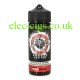 Image shows a bottle of Ruthless E-Liquid 100 ML Freeze Edition Joosie Red