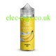Simply a bottle, on a white background of Darwin 100 ML E-liquid Banana Ice