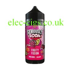 Single bottle on white background this is your Doozy Seriously Soda E-Liquid 100ML Fruity Fusion