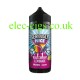 Image show a bottle of Doozy Seriously Nice E-Liquid 100ML Blackcurrant Lemonade