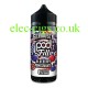 Image shows the bottle, on a white background, of Doozy Seriously Pod-Fill-2 E-Liquid 100ML Blueberry Pomegranate