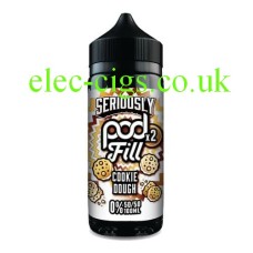 Image shows the bottle, on a white background, of Doozy Seriously Pod-Fill-2 E-Liquid 100ML Cookie Dough