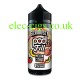 Image shows the bottle, on a white background, of Doozy Seriously Pod-Fill-2 E-Liquid 100ML Melon Citrus