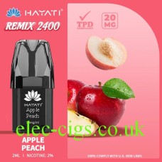 An artist's Interpretation of the Hayati Remix 4-Pod Pack Apple Peach