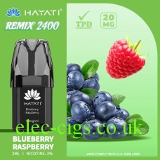 Hayati Remix 4-Pod Pack Blueberry Raspberry 