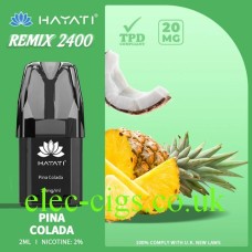 Hayati Remix 4-Pod Pack Pina Colada