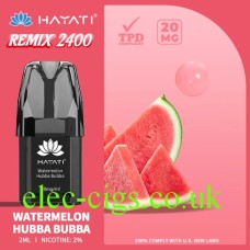 Hayati Remix 4-Pod Pack Watermelon Hubba Bubba