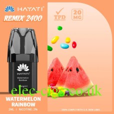 Hayati Remix 4-Pod Pack Watermelon Rainbow