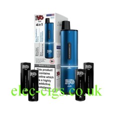 image of IVG Air 4 In 1 Starter Kit Blue with its box