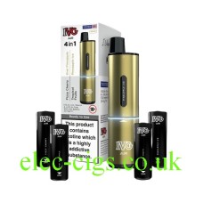 image of IVG Air 4 In 1 Starter Kit Gold with its box