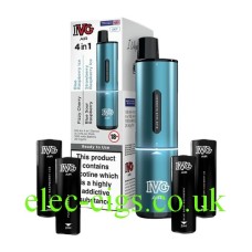 4 pods which are included in the IVG Air 4 In 1 Starter Kit Sky