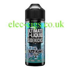 Image is a bottle of Taz-King Cold e-liquid