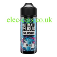 Image of the bottle which contains the Blue 100 ML Slushy Range by Ultimate E-Liquid