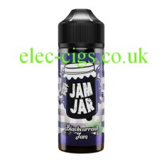 Image shows Blackcurrant Jam 100 ML E-Liquid from the Jam Jar Range