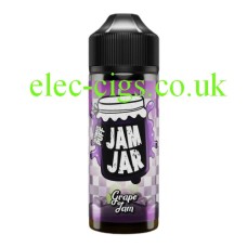 Image shows Grape Jam 100 ML E-Liquid from the Jam Jar Range by Ultimate Puff