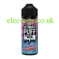 Grape & Strawberry 100 ML E-Liquid from the 'On Ice' Range by Ultimate Puff