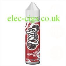 Image shows the bottle containing the Mixed Fruit Ice 50 ML E-Liquid from Uncles Vapes