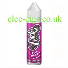 Image shows the bottle containing the Pink Hi-Zen 50 ML E-Liquid from Uncles Vapes