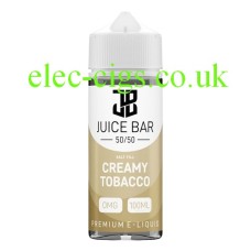 Creamy Tobacco 100ML E-Liquid by Juice Bar