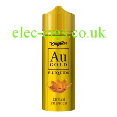 Cream Tobacco 100ML E-Liquid from the AU Gold Range by Kingston