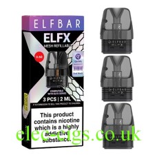 ELFBAR ELFX  Pods Pack of 3 only £6.99