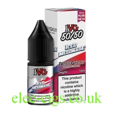 Image show the bottle and box containing the IVG Iced Melonade 10 ML E-Liquid