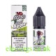 Image show the bottle and box containing the IVG Sour Green Apple 10 ML E-Liquid
