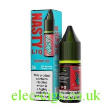 Cherry Ice 10ml Nicotine Salt E-Liquid from the Nasty LIQ Range