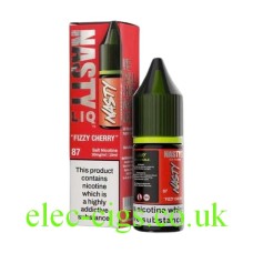 Fizzy Cherry 10ml Nicotine Salt E-Liquid from the Nasty LIQ Range