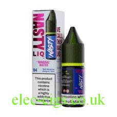 Mineral Water 10ml Nicotine Salt E-Liquid from the Nasty LIQ Range