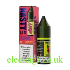 Strawberry Raspberry 10ml Nicotine Salt E-Liquid from the Nasty LIQ Range Sale