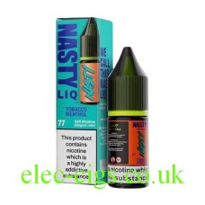 Tobacco Menthol 10ml Nicotine Salt E-Liquid from the Nasty LIQ Range