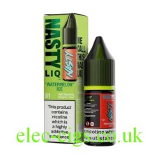 Watermelon Ice 10ml Nicotine Salt E-Liquid from the Nasty LIQ Range