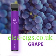 Grape 600 Puff Disposable E-Cigarette by Elf Bar
