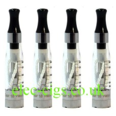 Images shows 4 of the Innokin iClear 16 Dual Coil Atomisers