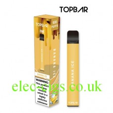 Banana Ice 600 Puff Disposable E-Cigarette by Topbar 