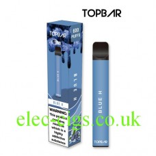 Blue H 600 Puff Disposable E-Cigarette by Topbar