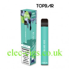 Blue Ice 600 Puff Disposable E-Cigarette by Topbar