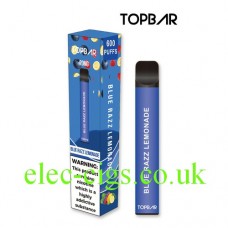 Blue Razz Lemonade 600 Puff Disposable E-Cigarette by Topbar
