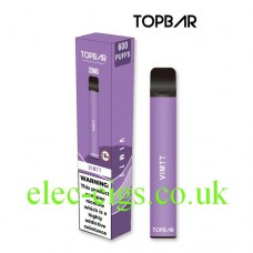 Image shows Vimtt 600 Puff Disposable E-Cigarette by Topbar
