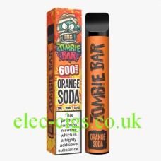 Zombie Blood 600 Puff Disposable Vape E-Cigarette Orange Soda